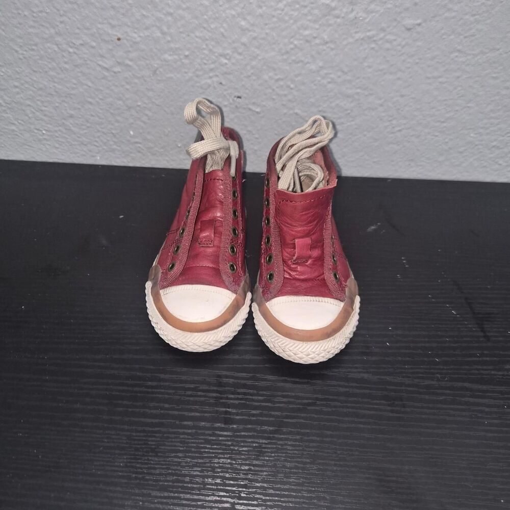 Frye Red and Burgundy Trainers